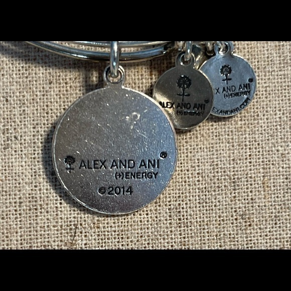 Alex & Ani “New Beginnings” silver charm bracelet. BOGO. Send bundle offer. - Picture 3 of 4